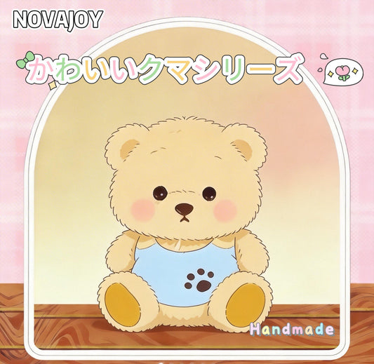 「novajoy」かわいいくまシリーズ｜癒し系 ぽんぽんスクイーズ