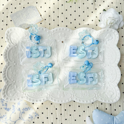 MBTI 人格カラーシリーズ：食品グレードの環境に優しいシリコンゴム ストレス解消 揉み揉みおもちゃ